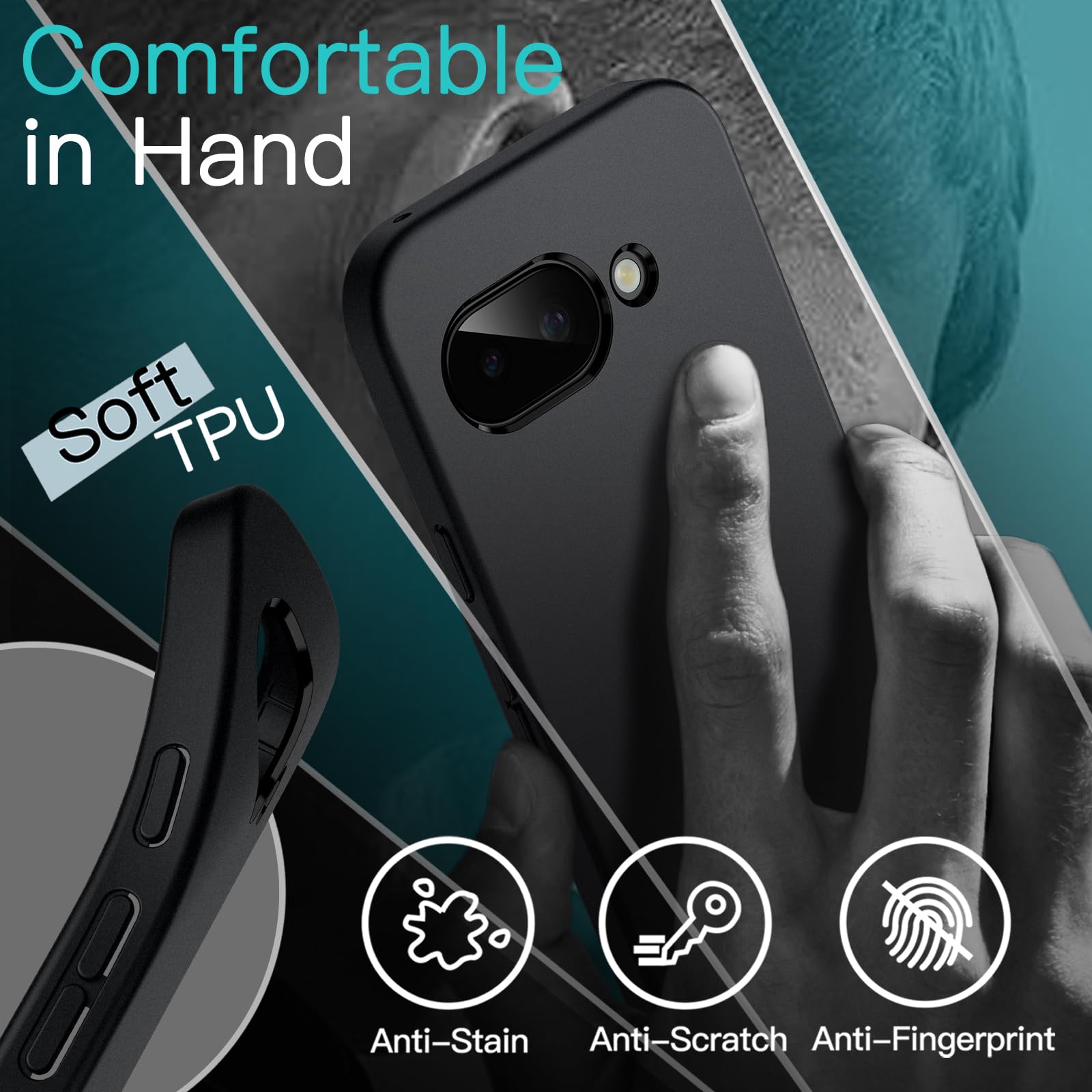 Amazon.co.jp: JETech ケース Google Pixel 9a 6.3 インチ 2025用